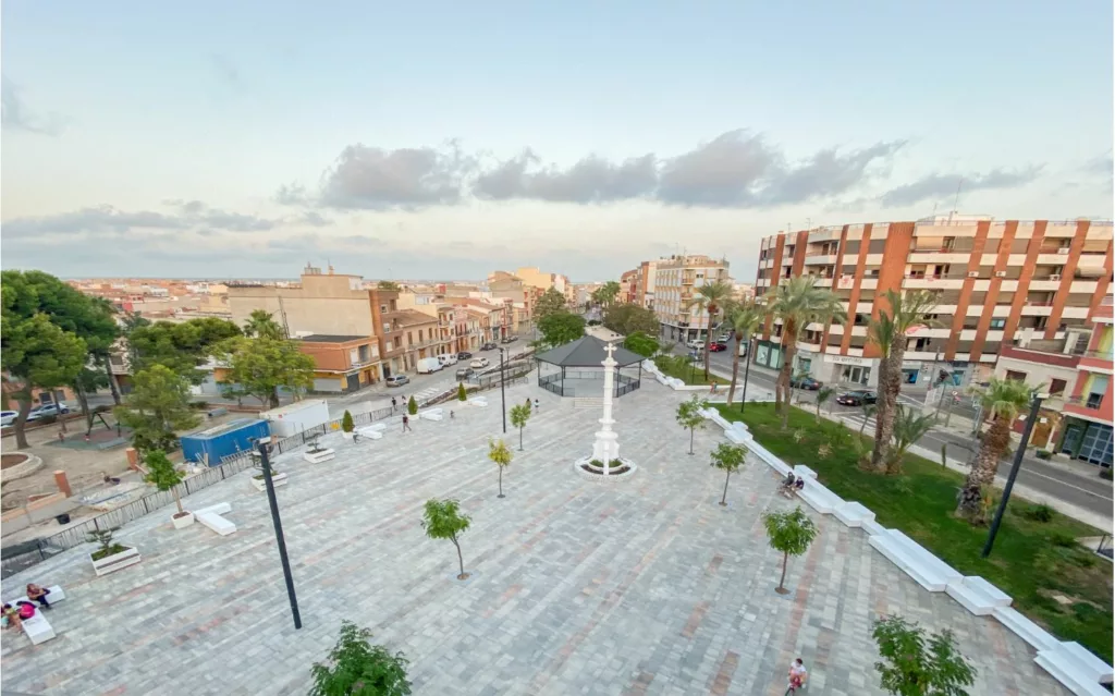 Vista de la plaza de Picassent